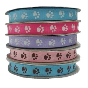 FITA POLIÉSTER 1,5 CM - ESTAMPA PATINHAS
