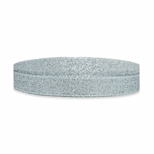FITA DECORATIVA 16MM ARAMADO PRATA
