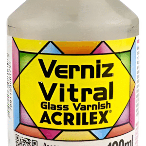 VERNIZ VITRAL 100 ML - ACRILEX BRANCO