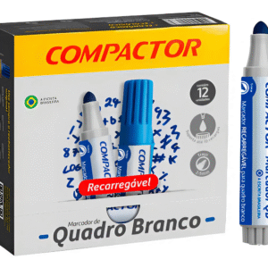 PINCEL MARCADOR QUADRO BRANCO COMPACTOR RECARREGÁVEL