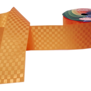 FITA POLIÉSTER 3,8 CM - ESTAMPA QUADRICULADA