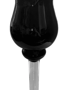 VASO VIDRO PRETO DECORAÇÃO
