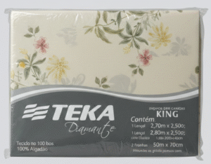 JOGO ROUPA DE CAMA, 100% ALGODÃO 150 FIOS DIAMANTE